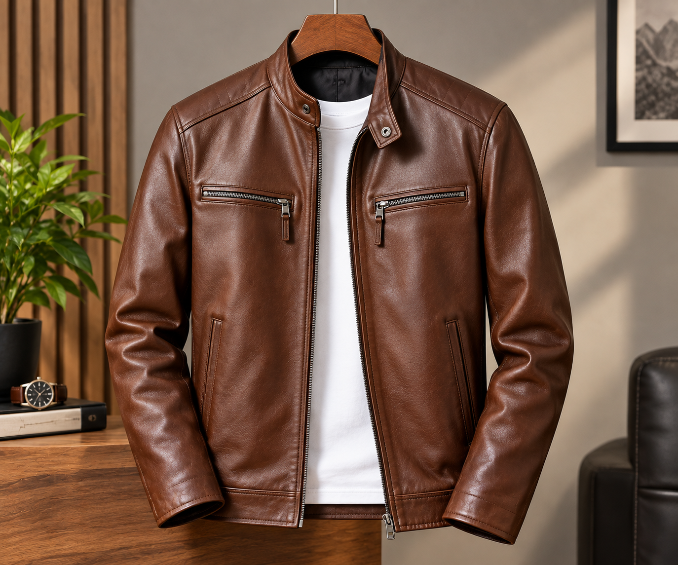 Men’s Leather Jacket