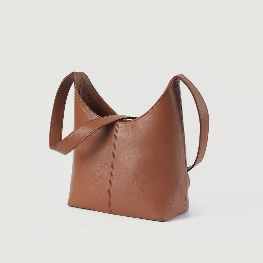 Brown Leather Hobo Bag