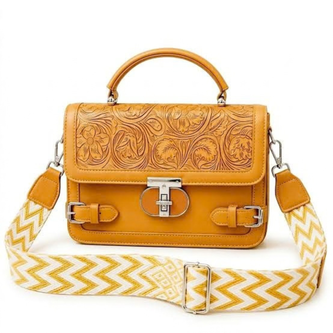 Floral Crossbody Satchel