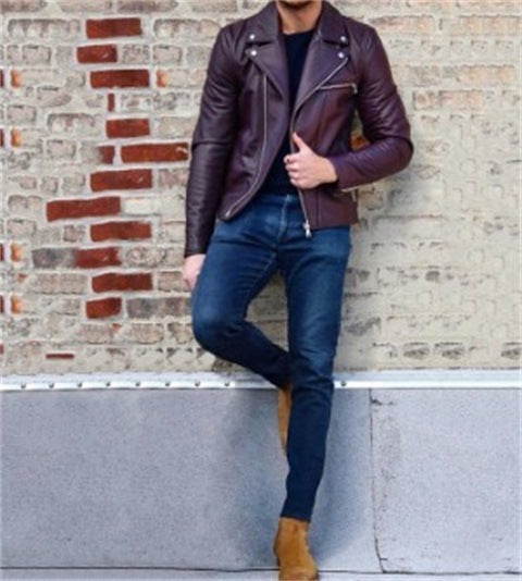 Men's leather Jacket