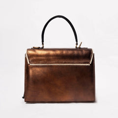 Brown Leather Handbag