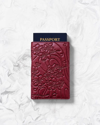 Emerald Green Embossed Slim Card Holder Wallet