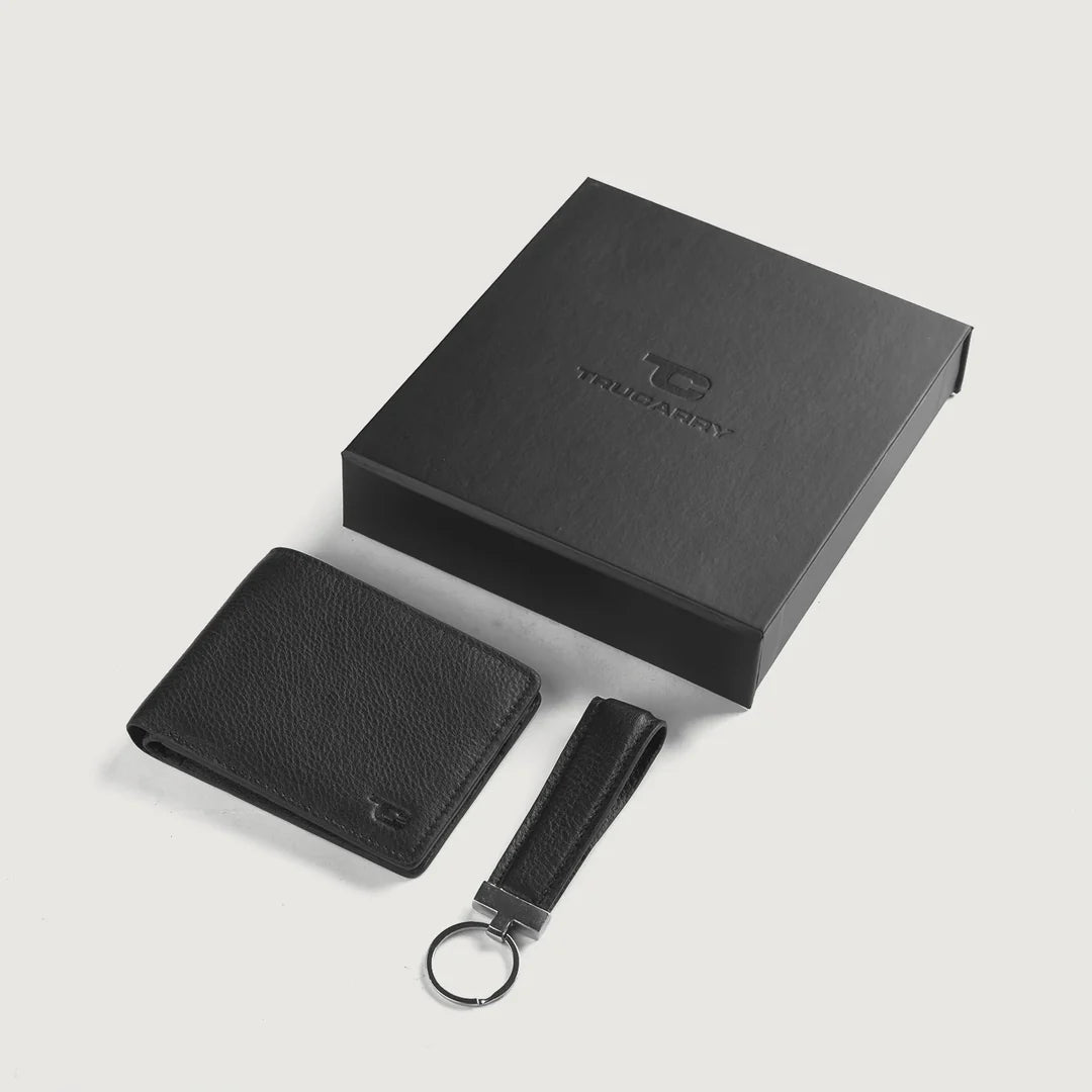 Brown Leather Gift Set for Men