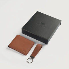 Brown Leather Gift Set for Men