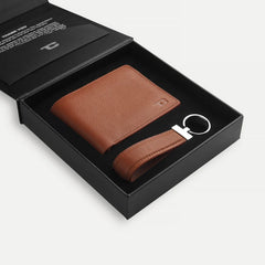 Brown Leather Gift Set for Men