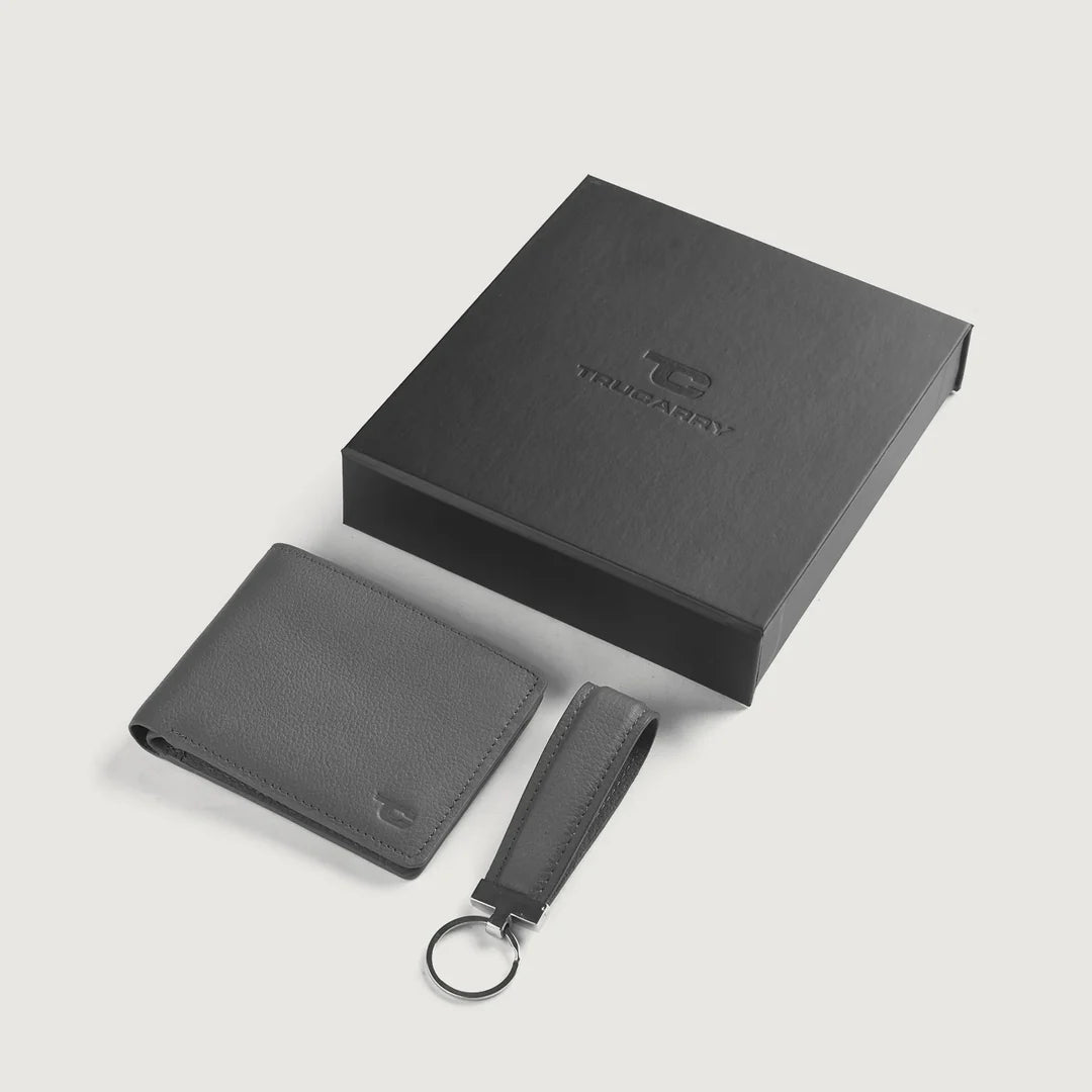 Brown Leather Gift Set for Men