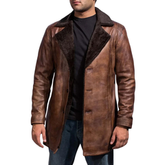 Leather Fur Coat