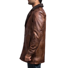 Leather Fur Coat