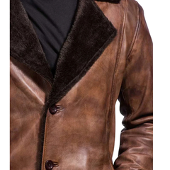 Leather Fur Coat
