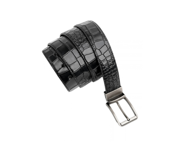 Premium Black Leather Belt