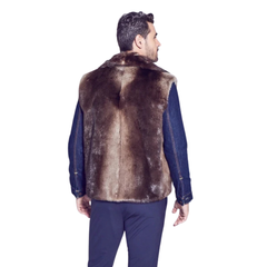 Men’s Baron Otter Fur Vest