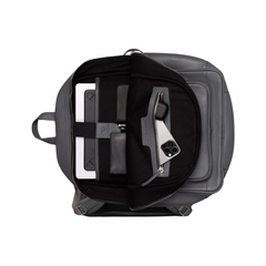 The Philos Grey Leather Backpack