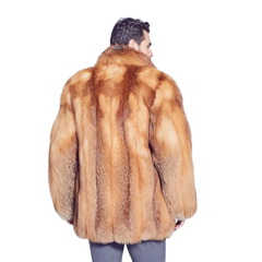 Men’s Derek Red Fox Fur Jacket