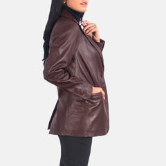 Leather Blazer for Women