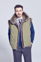 Aaron Raccoon Fox Fur Jacket – Luxury Winter Fur Coat